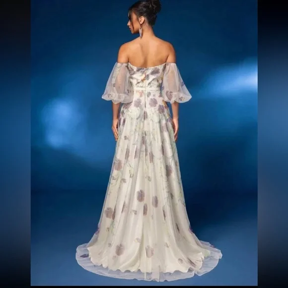 Glamrea Off the Shoulder Puff Sleeve Dress - Picture 3 of 3